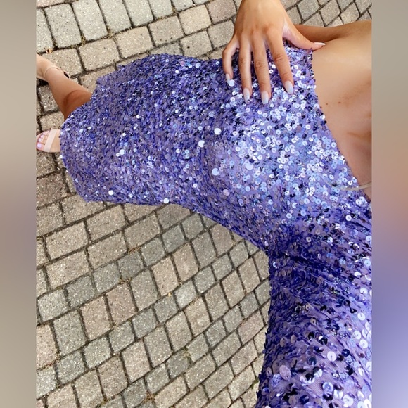 Sherri Hill Homecoming Dress Size 2 Purple - Picture 1 of 4